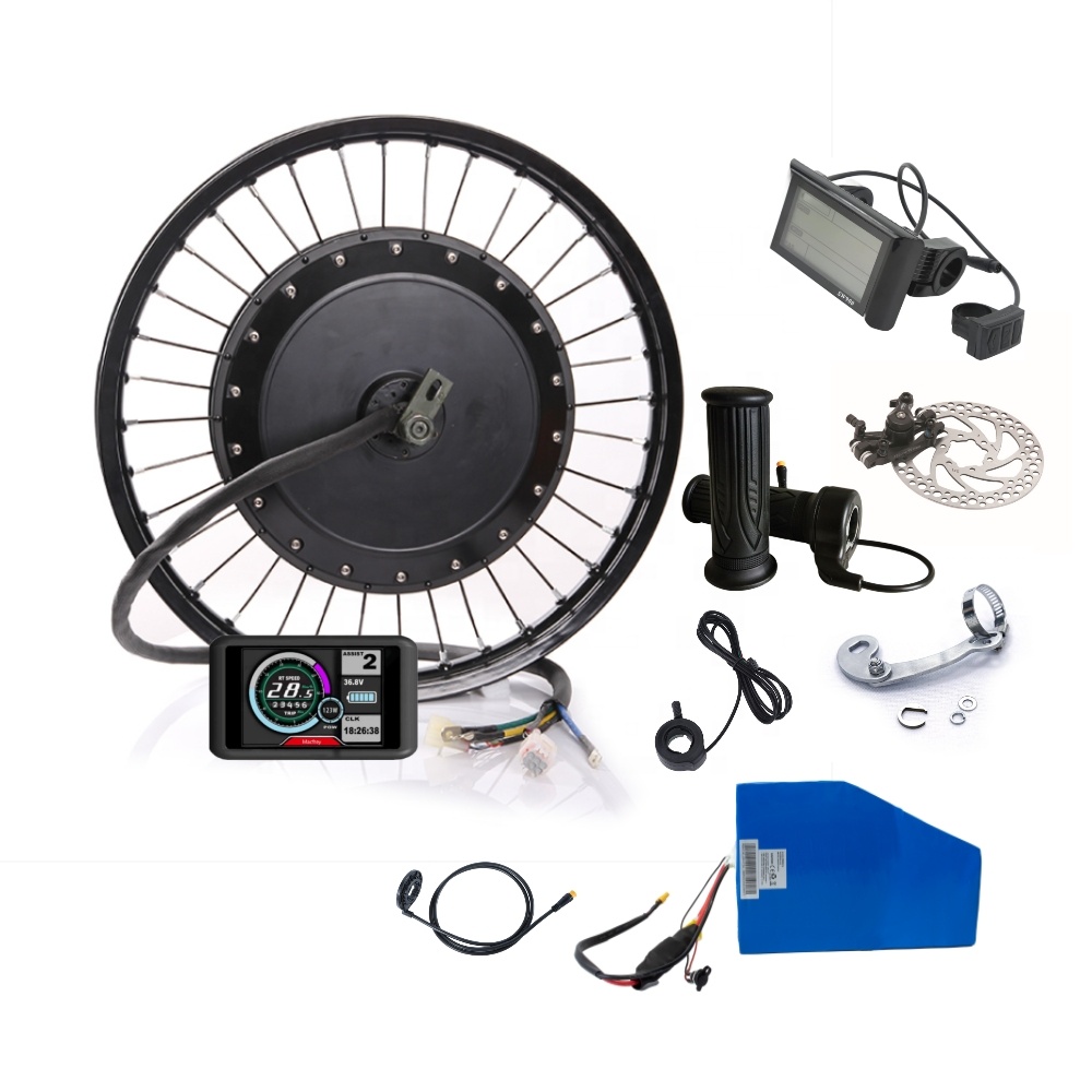 5000W Hub Motor Kit 72V - 大トルク電動自転車バイク変換キット 72V 3000w 5000w 8000w 電動バイクキット