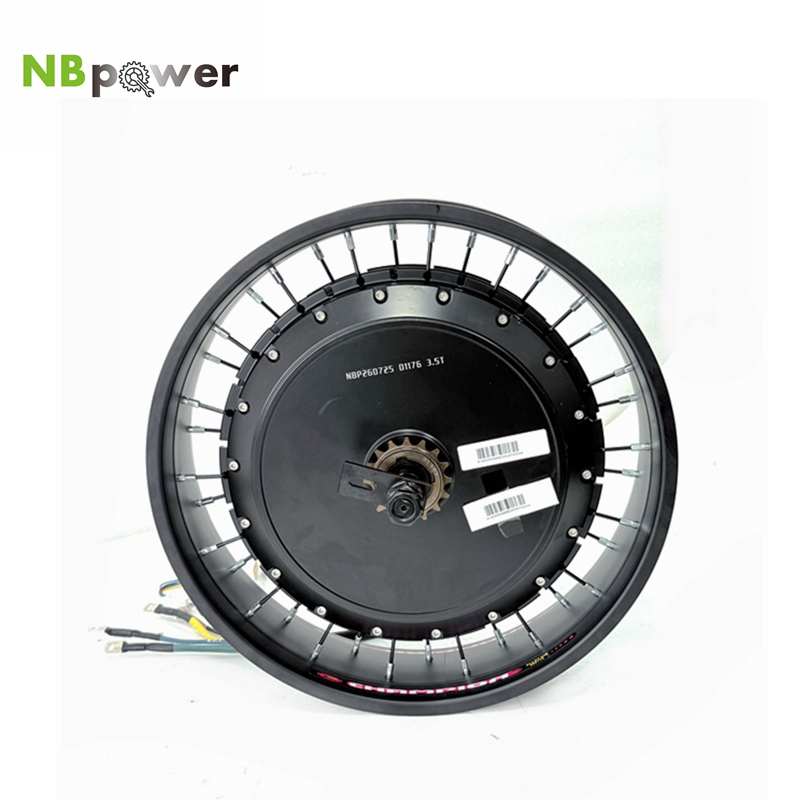 72V 8000W Brushless Hub Motor - NBpower/QS V3 273 40H オートバイ 20/24/26x4.0