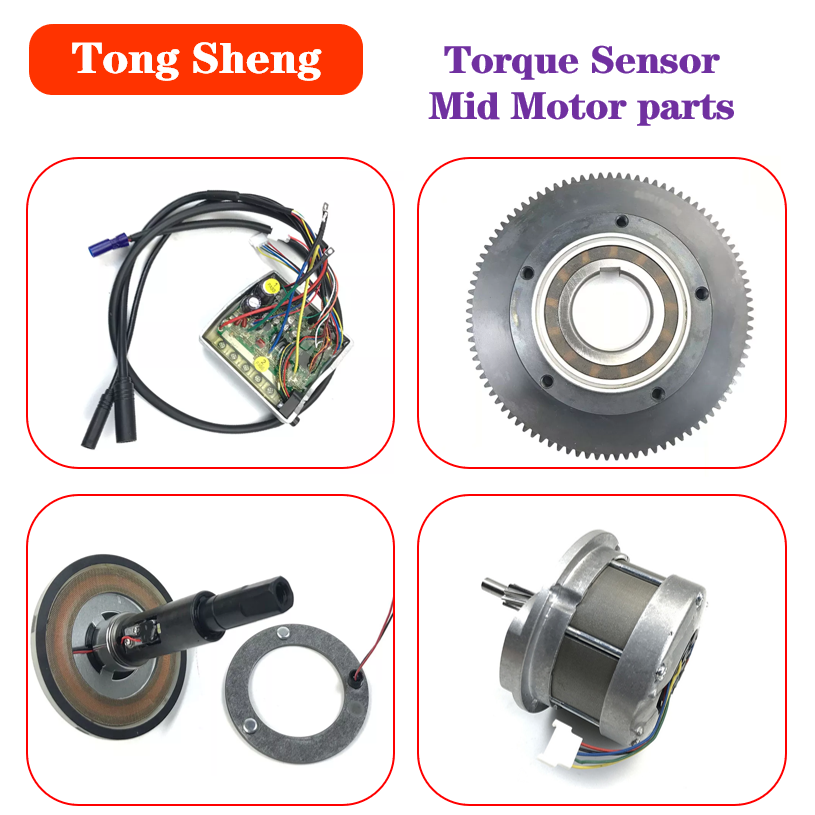 Torque Sensor Mid Drive Motor Kit - Tongsheng-電動自転車変換キット,ボトムブラーターモーター,大きなトルクセンサー,tdz2