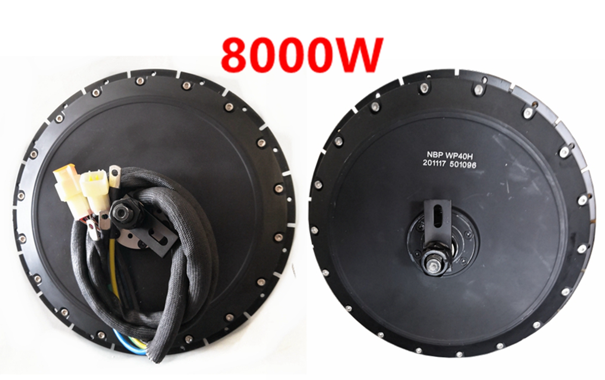 72V 8000W Brushless Hub Motor - US Stock QS273 40Hピーク8000W電動自転車ハブモーター、モータードロップアウト幅150mm V3 100KPH