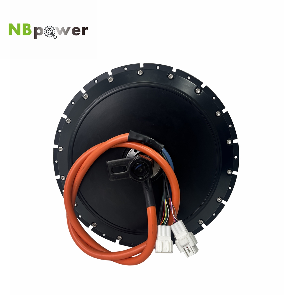 72V 8000W Brushless Hub Motor - NBpower 18x22mmアクスル 40H QS 273ピーク8000W ドロップアウト幅170mm