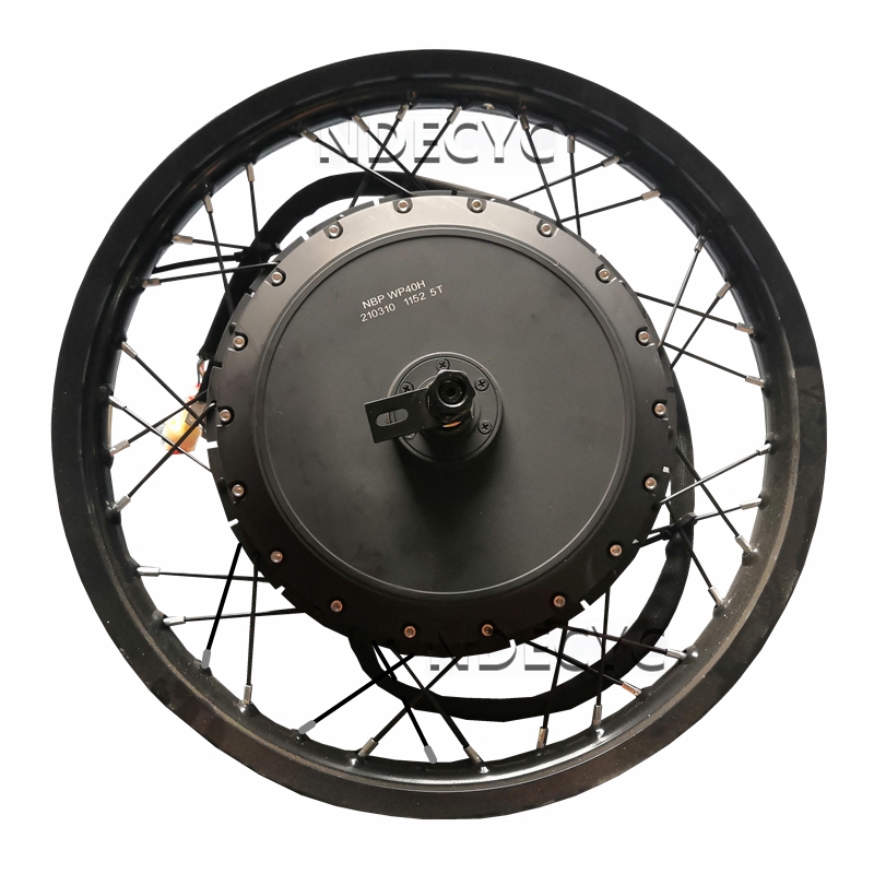 72V 8000W Brushless Hub Motor - NBpower/QS V3 273 40H バイク用モーター 18インチ