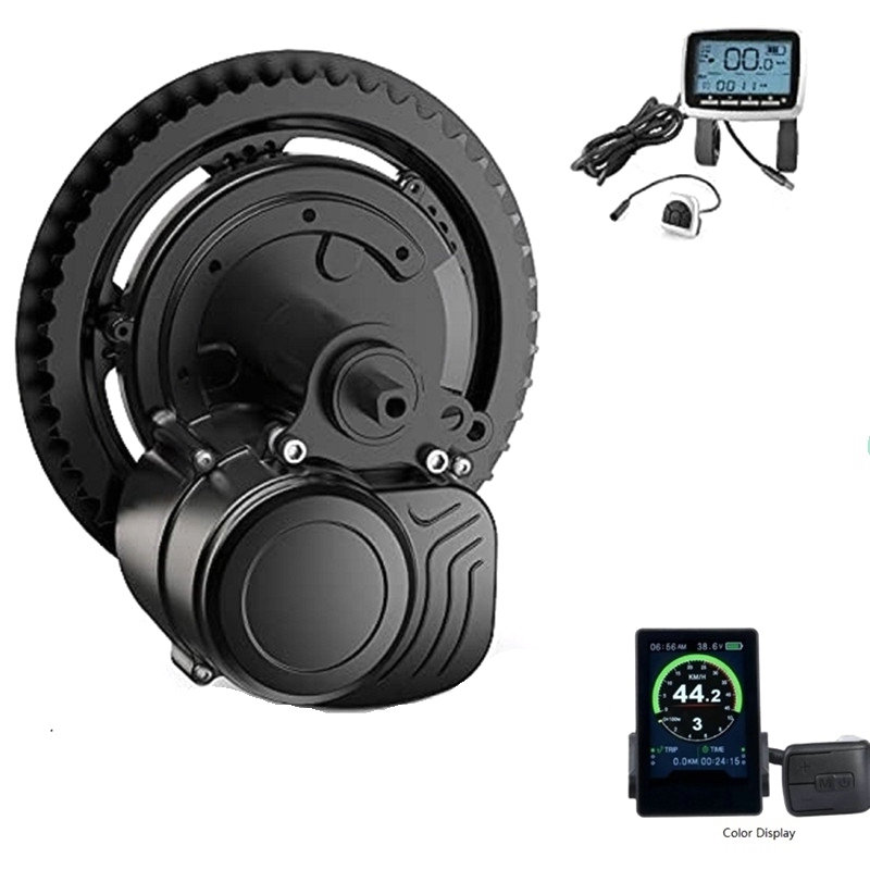 Torque Sensor Mid Drive Motor Kit - Tongsheng-電動自転車用の高速トルクセンサー,変換キット,中型駆動モーター,36V, 48V, 120mm, 100mm, 68mm長,tdz2b bb