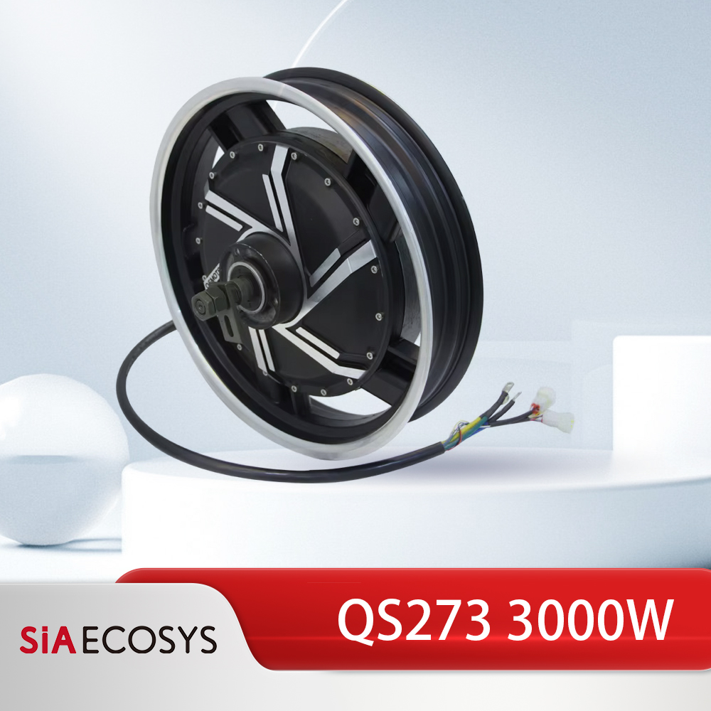 17 Inch Motorcycle Rim Hub Motor 72V - QSMOTOR QS273 17インチ 3000W V3 72V