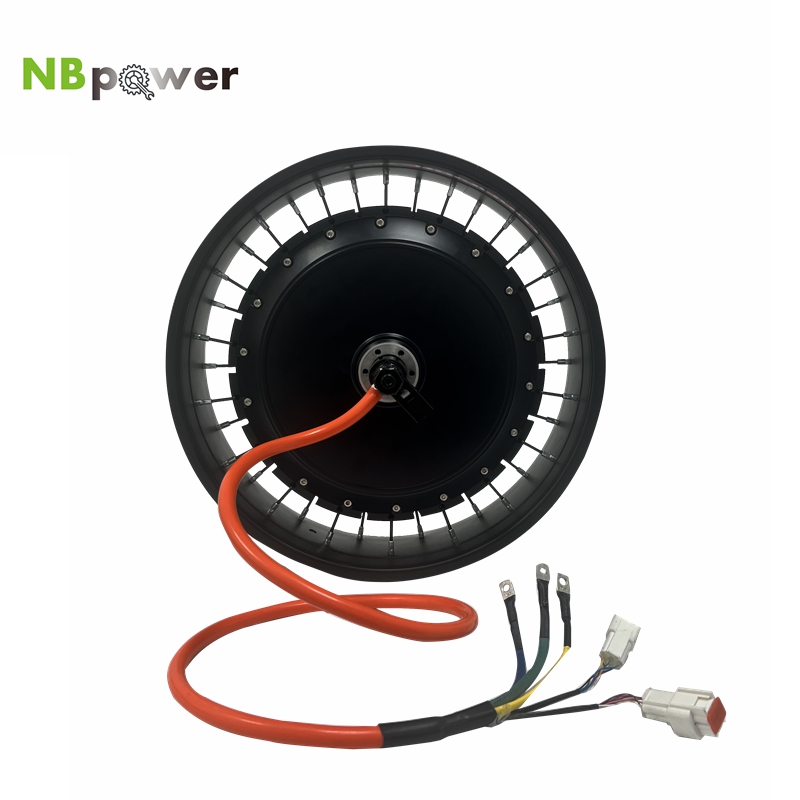 72V 8000W Brushless Hub Motor - NBpower/QS273 40H 20x4/24x4/26x4 定格72V 4000W 最大8000W