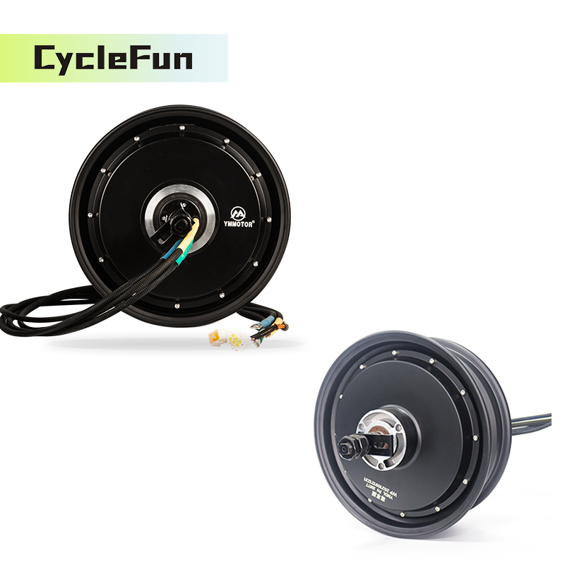 72V 8000W Brushless Hub Motor - 8000W YMMOTOR 12*3.5インチ インホイール ブラシレスDCハブモーター 72V
