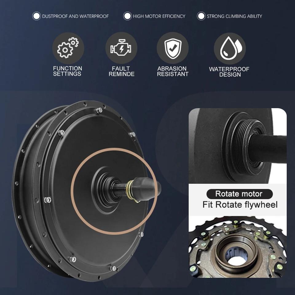 新型アップグレード電動自転車変換キットMTX39電動自転車モ - 5000W Hub Motor Kit 72V のレビューと価格