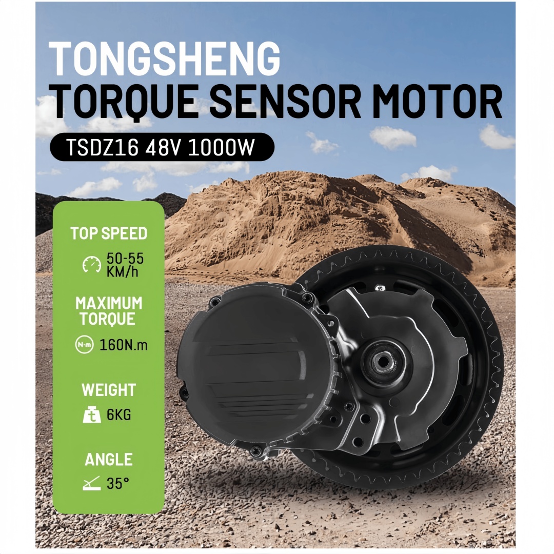 TONGSHENG TSDZ16 48V 1000W電動自転 - Mid Drive Conversion Kit 1000W のレビューと価格
