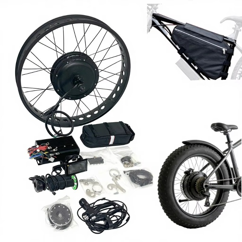 スーパーファットタイヤハブモーターキット 20x4 72v  - 5000W Hub Motor Kit 72V のレビューと価格