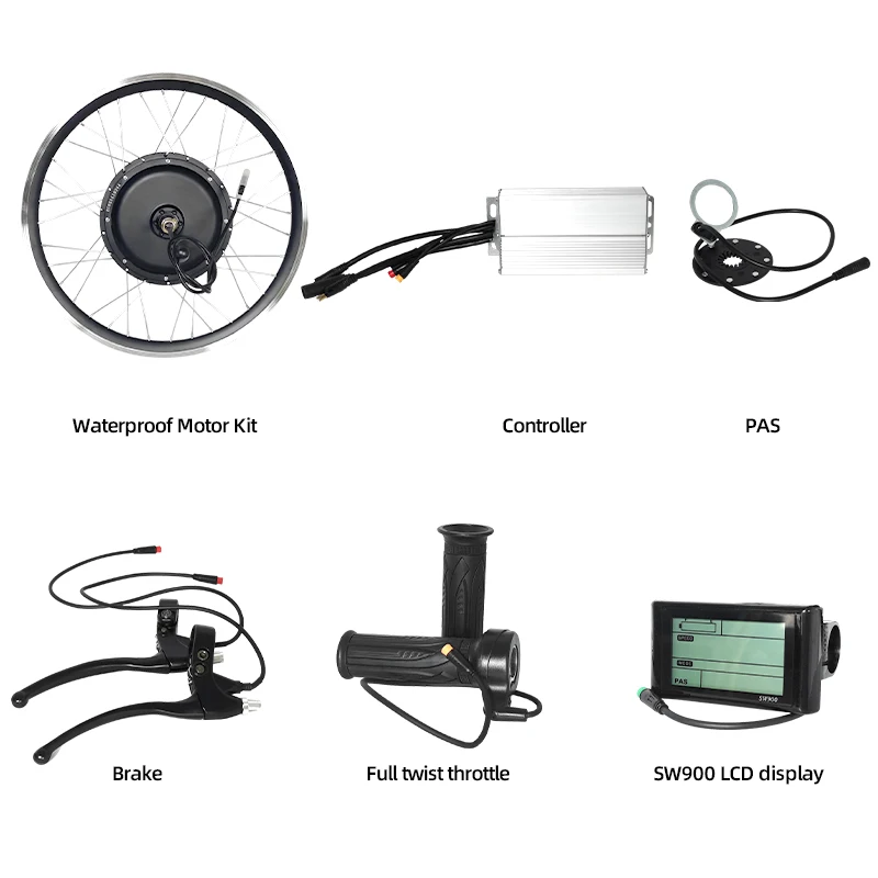 新型電動変換キット 72v 12000w 6000w 電動バ - 12000W Electric Motorcycle Hub Motor のレビューと価格
