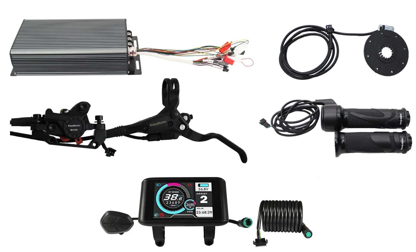 48V-72V 100A 5000W 電動自転車ファットタイ - 5000W Hub Motor Kit 72V のレビューと価格
