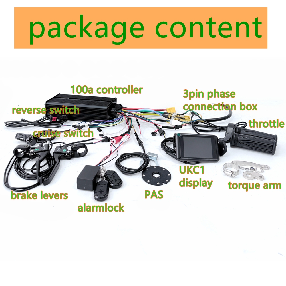 NBpower 170/190mmドロップアウト 48-72 - 5000W Hub Motor Kit 72V のレビューと価格