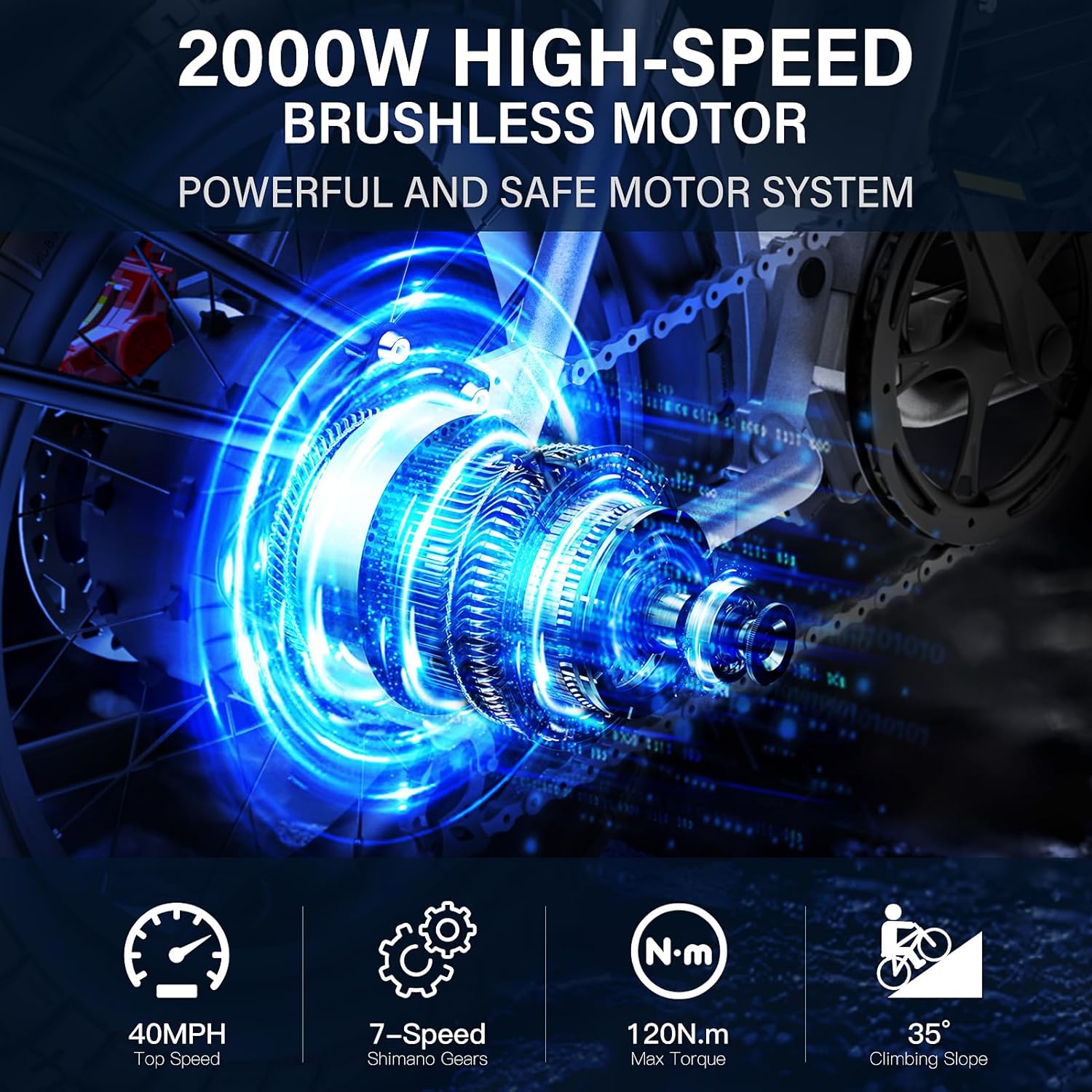 コスウィール電動バイクCT20S 2000Wモーターサイクル - 48V 1500W Rear Hub Motor With Battery のレビューと価格
