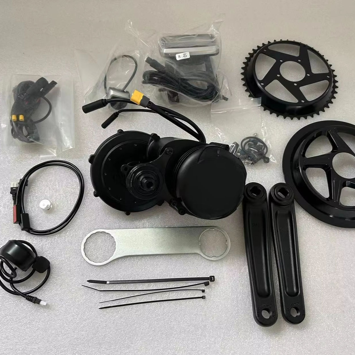 TSDZ8新型トルクセンサーミッドモーターキット48v 50 - Torque Sensor Mid Drive Motor Kit のレビューと価格